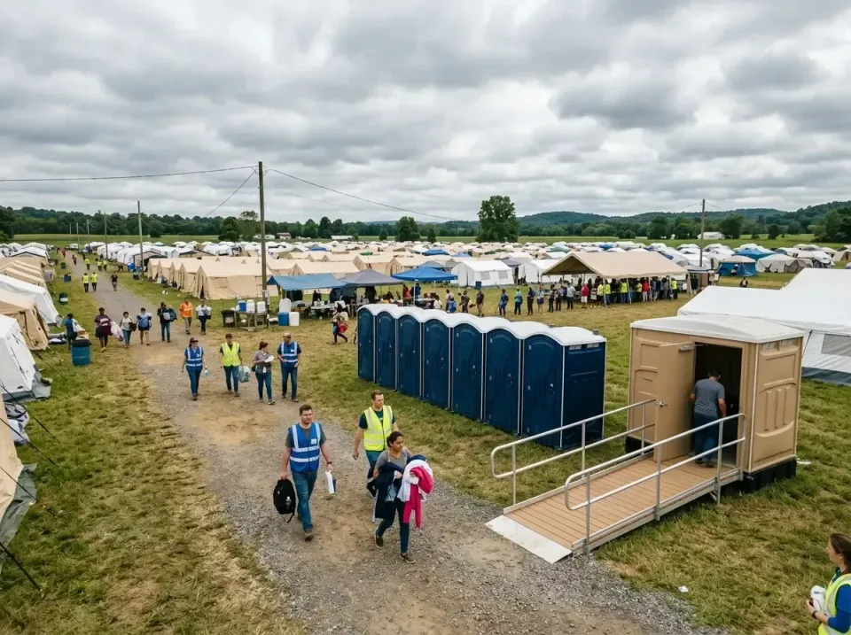 disaster-relief-camp-restrooms-010 — frequently asked questions, Dumpster & Portable Bathrooms Rental in River Grove, IL